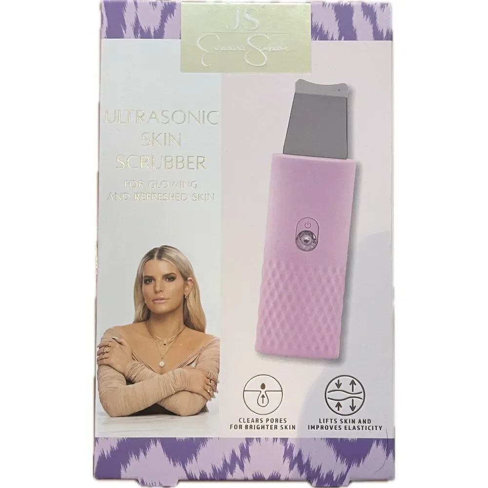 Jessica Simpson Ultrasonic Facial Skin Scrubber Acne Clearing Device, Loosen Bla
